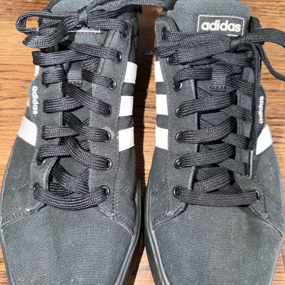 Adidas Daily 3.0 Black White Translucent Sole Sneakers Men’s Size 13 Casual